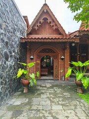 Intricate Wooden Doorway Entrance