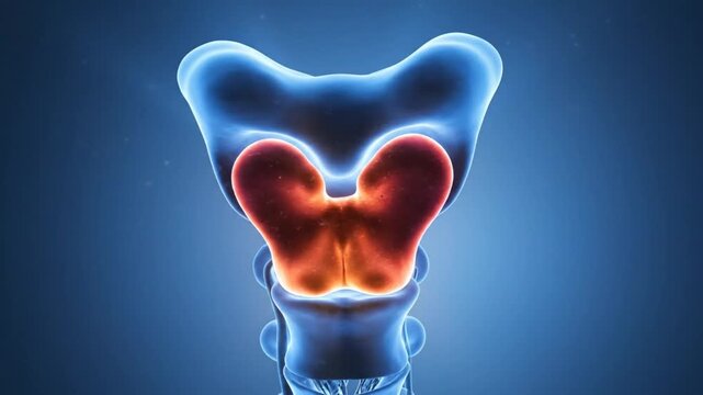 3D Medical Animation of Thyroid Gland Anatomy and Function.