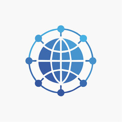 Interconnected global network symbolizing worldwide connection and communication