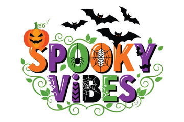 Fototapeta premium Get into the Halloween spirit with this vibrant 