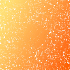 Vibrant Orange and Yellow Gradient Background with White Bokeh Sparkle Dust Effect