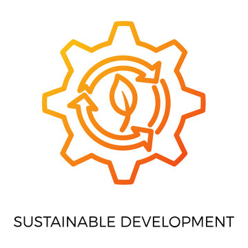 Sustainable Lifestyle Recycling Bin gradiation icon representing sustainable lifestyle recycling bin in sustainable lifestyle and eco-friendly theme