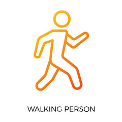 Sustainable Lifestyle Walking Person
