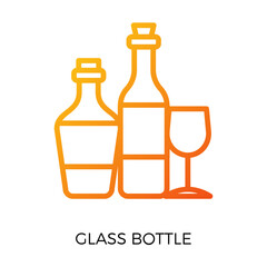 Sustainable Lifestyle Glass Bottle Recycling