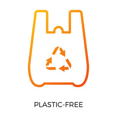 Sustainable Lifestyle Plastic Free Symbol