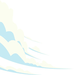 Cartoon Clouds Illustration 