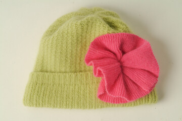 colorful multicolored clothes and accessories for background isolated