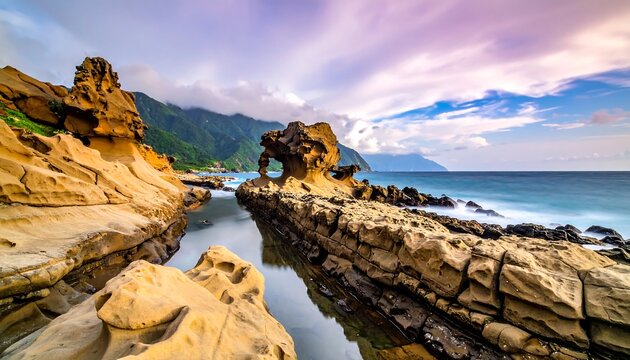Yehliu Geoparks Stunning Rock Formations and Coastal Scenery.