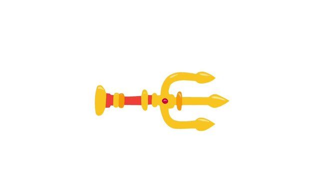 Dussehra Trishula for Indian Festival Celebration and Spiritual Theme