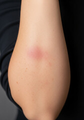 Fototapeta premium Eczema (Atopic Dermatitis) on Inner Elbow