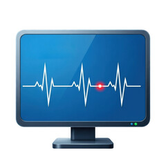heart beat on monitor