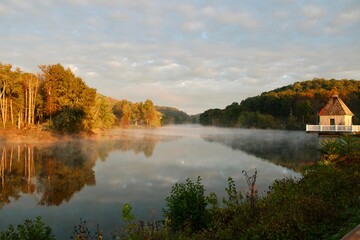 Autumn Sunrise at the lake 