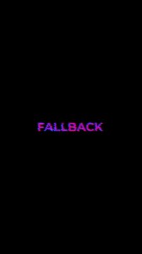 Word fallback in pink and blue on black background suitable for website design, social media posts, graphic design projects, and presentations.