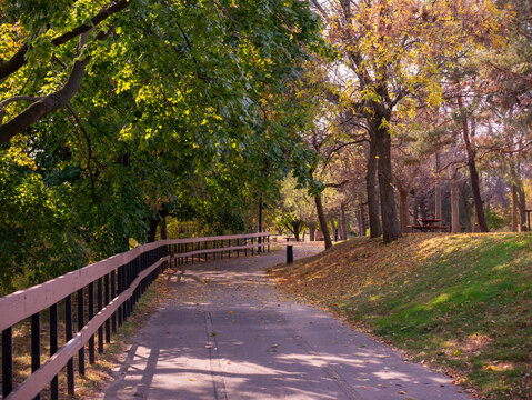 Pathway in the Jean Drapeau Parc