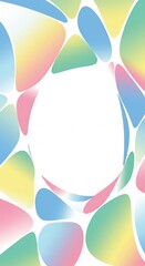 Pastel Gradient Mesh Abstract