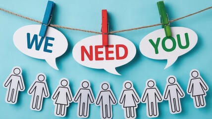 Urgent hiring campaign seeking talented professionals to join growing team now, we need you to apply today