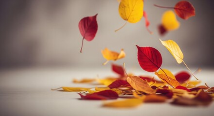 Falling Autumn Leaves