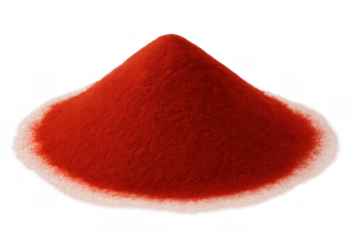 Heap of red chili powder or paprika spice, flavoring food ingredient, adding vibrant color and taste to cooking