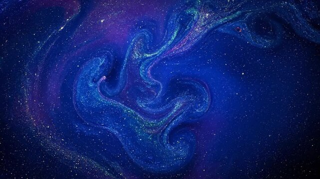 Celestial Symphony: An artistic celestial dance of swirling nebulae and glittering stars, creating a stunning visual representation of the universe's depth and mystique.
