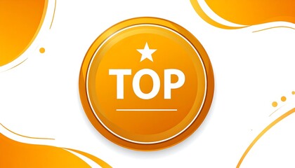 Orange "TOP" badge on white background
