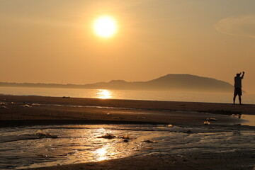 Sunrise beauty in Phan Thiet Beach