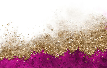 Watercolour and Glitter abstract background Modern abstract luxury wedding invitation designs or card templates for greetings or invitations on valentines abstract bright background Watercolor art 