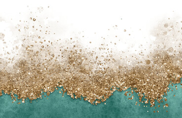 Watercolour and Glitter abstract background Modern abstract luxury wedding invitation designs or card templates for greetings or invitations on valentines abstract bright background Watercolor art 