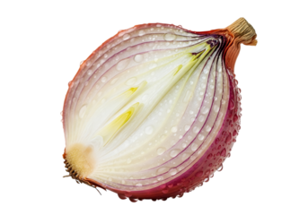 onion isolated on white background