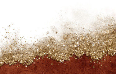 Watercolour and Glitter abstract background Modern abstract luxury wedding invitation designs or card templates for greetings or invitations on valentines abstract bright background Watercolor art 