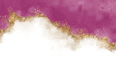 Watercolour and Glitter abstract background Modern abstract luxury wedding invitation designs or card templates for greetings or invitations on valentines abstract bright background Watercolor art 