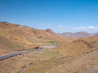 View of the road near Ouarzazate