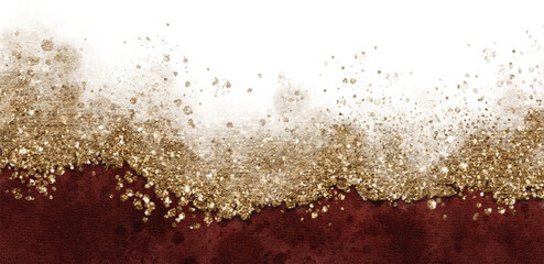 Watercolour and Glitter abstract background Modern abstract luxury wedding invitation designs or card templates for greetings or invitations on valentines abstract bright background Watercolor art 