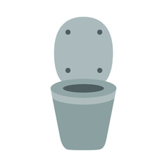 toilet bowl icon vector design template
