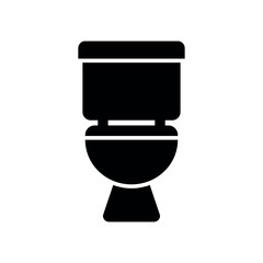 toilet bowl icon vector design template