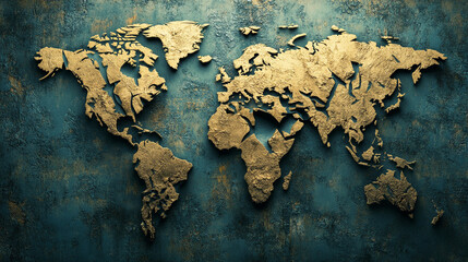 A digital map fragments and tears apart, symbolizing global disintegration, with glowing network lines and pixelated pieces scattering in hyperrealistic detail.
