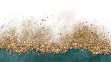 Watercolour and Glitter abstract background Modern abstract luxury wedding invitation designs or card templates for greetings or invitations on valentines abstract bright background Watercolor art 