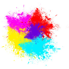 Vibrant Abstract Color Splash with Gradient abstract watercolor background