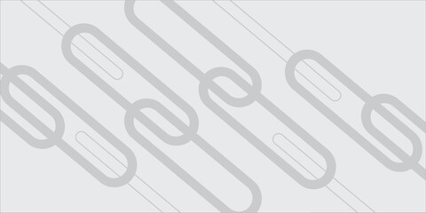 Interconnected Chain Links Create a Modern Abstract Pattern Symbolizing Connection and Collaboration eps10