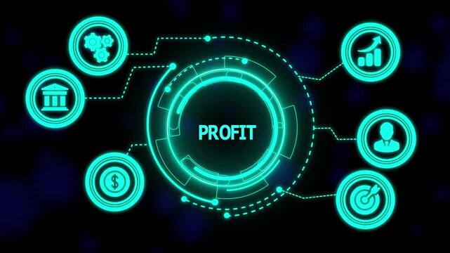 Investment and Productivity Concept for Corporate Growth, Profit, and Success &ndash; Strategic Planning, Market Analysis, and Data-Driven Decision-Making in Digital Environments