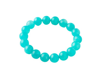 透明背景（png）にアマゾナイトのブレスレット