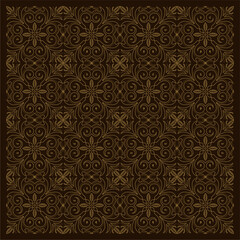 Traditional cloth with beautiful patterns. Modern Indonesian batik motif vector.