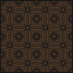 Traditional cloth with beautiful patterns. Modern Indonesian batik motif vector.