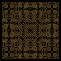Traditional cloth with beautiful patterns. Modern Indonesian batik motif vector.
