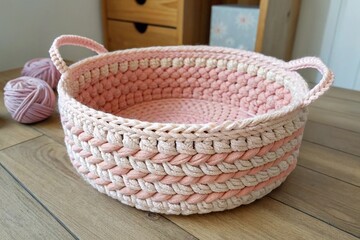 Crochet Home Basket - generated by ai