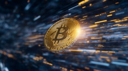 Bitcoin Digital Space Flight Animation/ビットコインデジタル空間飛行アニメーション3