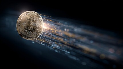 Bitcoin Digital Space Flight Animation/ビットコインデジタル空間飛行アニメーション6