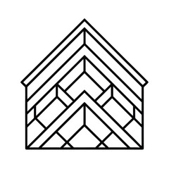 vector illustration of a building house home icon vector building architecture illustration symbol construction design art web