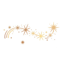 golden christmas star