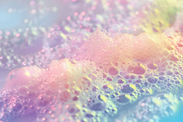 background composed entirely of soap suds