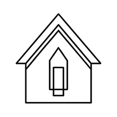 house icon vector illustration house home icon symbol building estate vector design icon 